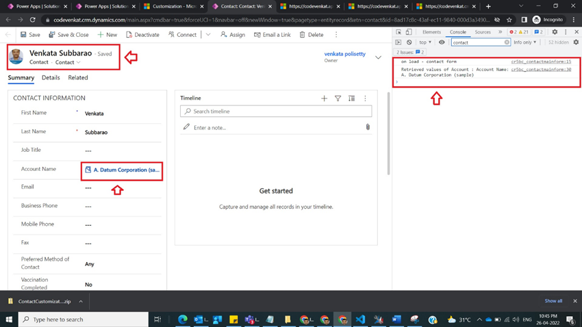 Retrieve Related entities Data Using Expand Query with Webresource in Dynamics CRM